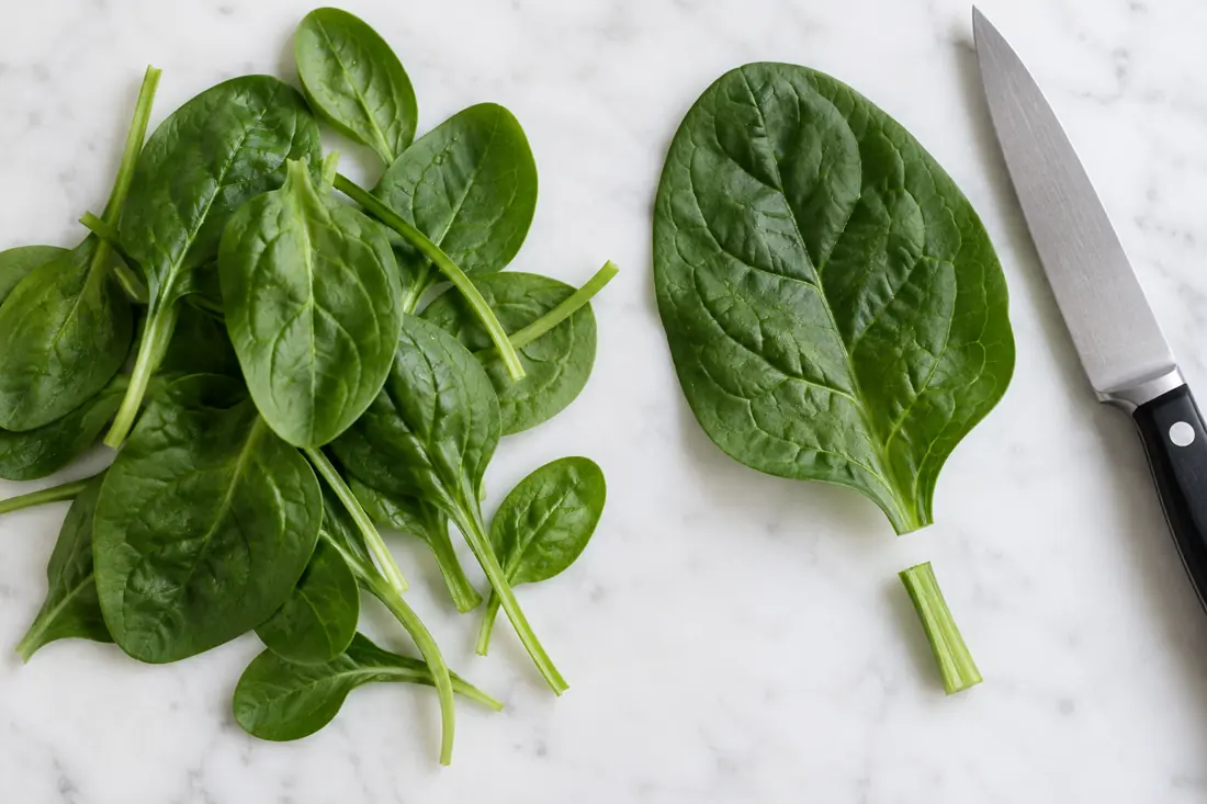 Can You Eat Spinach Stems? preparation comparison Can You Eat Spinach Stems? preparation comparison